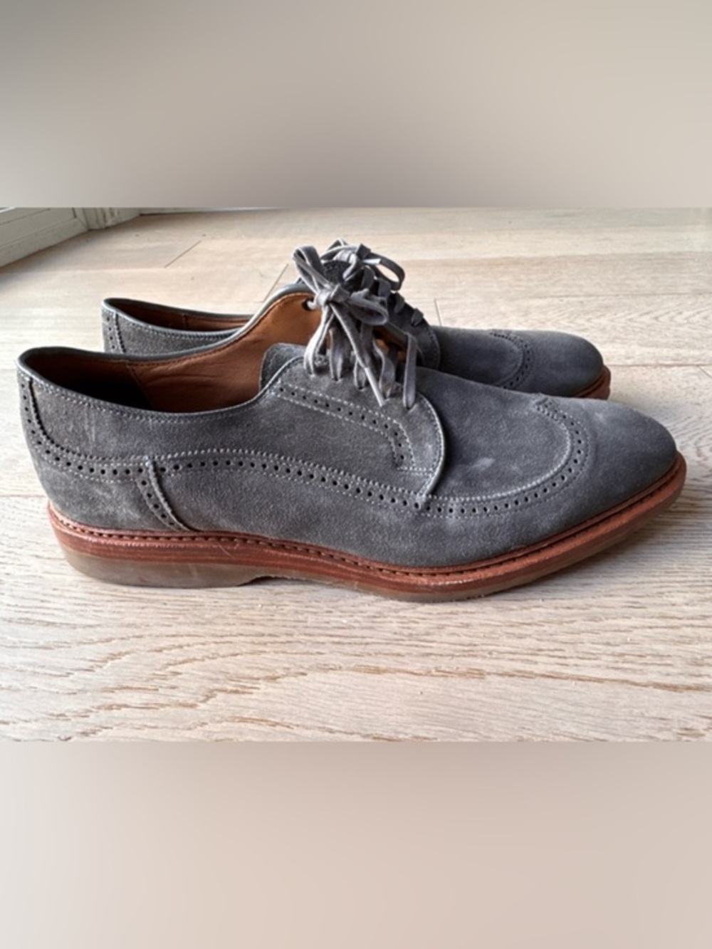 ALLEN EDMONDS Winstonmok Wingtip Derby Dress Shoe Sz: 11